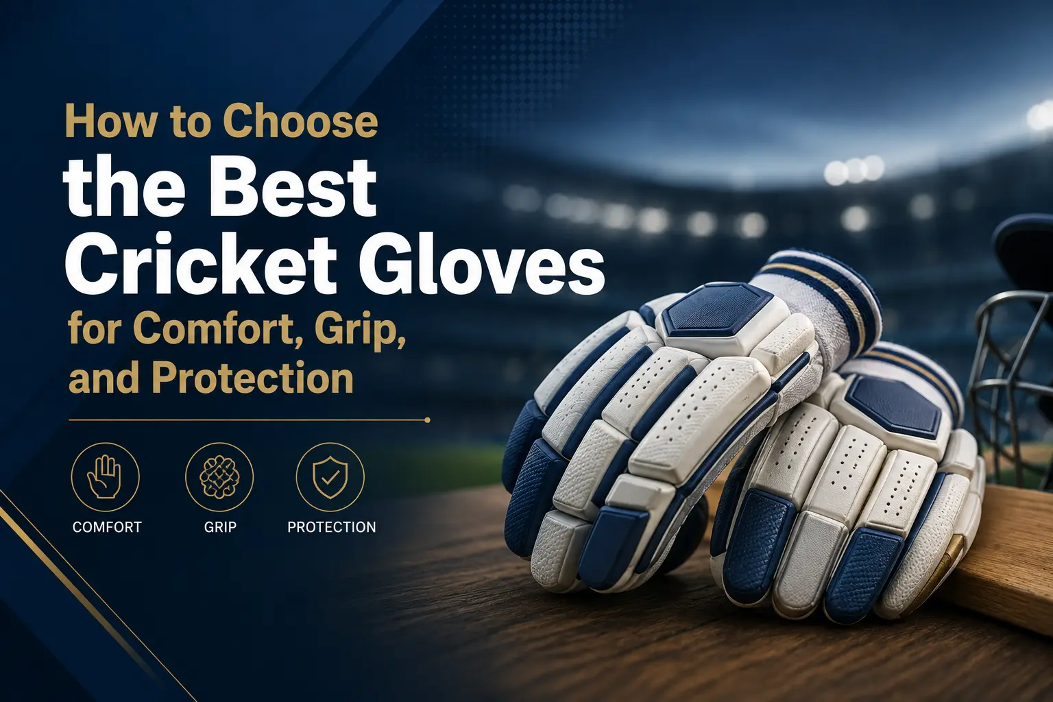 How to Choose the Best Cricket Gloves for Comfort, Grip, and Protection